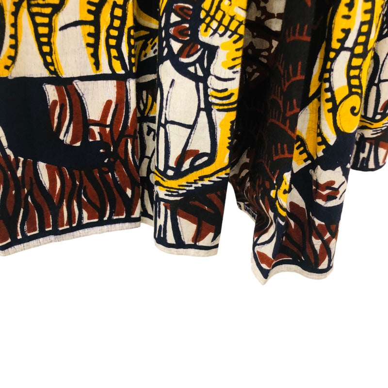 クリスチャン・ディオール Christian Dior 総柄ロングスカート 011J50A3866 コットン レディース ロングスカート