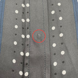 エルメス HERMES シルクシャツワンピース 2H0522DU ネイビー シルク レディース ワンピース
