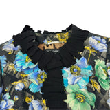 ドルチェ＆ガッバーナ Dolce & Gabbana フローラル総柄セットアップ ブルー コットン レディース セットアップ