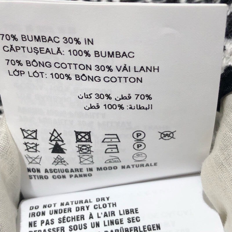 プラダ PRADA トライアングルロゴツイードノースリーブワンピース P3G46 コットン レディース ワンピース