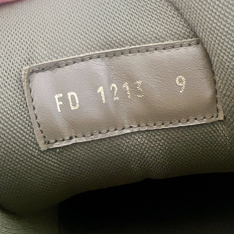 ルイ・ヴィトン LOUIS VUITTON LVトレイナーマキシライン ローカットスニーカー FD1213 カーキ レザー メンズ スニーカー