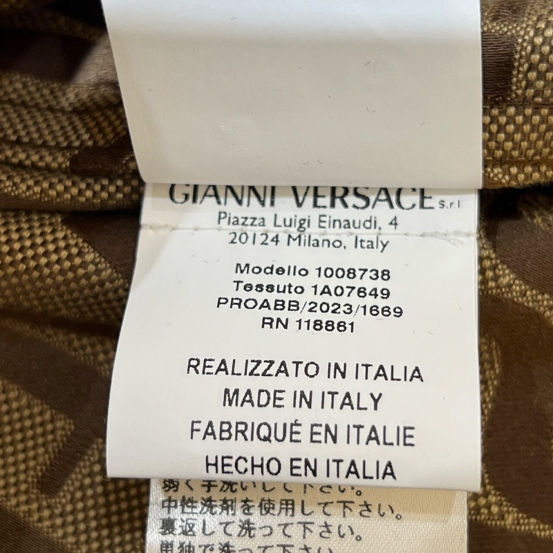 ヴェルサーチ VERSACE ロゴ総柄オールオーバーシャツ 1008738 ポリエステル メンズ 半袖シャツ