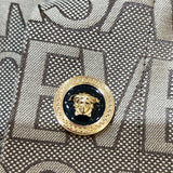 ヴェルサーチ VERSACE ロゴ総柄オールオーバーシャツ 1008738 ポリエステル メンズ 半袖シャツ