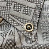 ヴェルサーチ VERSACE ロゴ総柄オールオーバーシャツ 1008738 ポリエステル メンズ 半袖シャツ