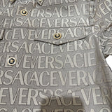 ヴェルサーチ VERSACE ロゴ総柄オールオーバーシャツ 1008738 ポリエステル メンズ 半袖シャツ