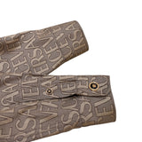 ヴェルサーチ VERSACE ロゴ総柄オールオーバーシャツ 1008738 ポリエステル メンズ 半袖シャツ