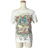 クリスチャン・ディオール Christian Dior ロゴプリント半袖Tシャツ 243T12A4456 ホワイト コットン レディース 半袖Ｔシャツ