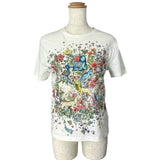 クリスチャン・ディオール Christian Dior ロゴプリント半袖Tシャツ 243T12A4456 ホワイト コットン レディース 半袖Ｔシャツ