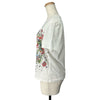 クリスチャン・ディオール Christian Dior ロゴプリント半袖Tシャツ 243T12A4456 ホワイト コットン レディース 半袖Ｔシャツ