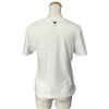 クリスチャン・ディオール Christian Dior ロゴプリント半袖Tシャツ 243T12A4456 ホワイト コットン レディース 半袖Ｔシャツ