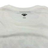 クリスチャン・ディオール Christian Dior ロゴプリント半袖Tシャツ 243T12A4456 ホワイト コットン レディース 半袖Ｔシャツ