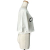 セリーヌ CELINE フロントロゴクロップド半袖Tシャツ 2V761671Q ホワイト コットン レディース 半袖Ｔシャツ