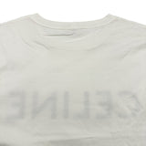 セリーヌ CELINE フロントロゴクロップド半袖Tシャツ 2V761671Q ホワイト コットン レディース 半袖Ｔシャツ