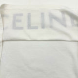 セリーヌ CELINE フロントロゴクロップド半袖Tシャツ 2V761671Q ホワイト コットン レディース 半袖Ｔシャツ