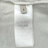 セリーヌ CELINE フロントロゴクロップド半袖Tシャツ 2V761671Q ホワイト コットン レディース 半袖Ｔシャツ