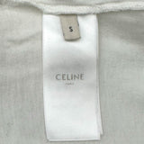 セリーヌ CELINE フロントロゴクロップド半袖Tシャツ 2V761671Q ホワイト コットン レディース 半袖Ｔシャツ