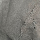 バレンシアガ BALENCIAGA デストロイ加工スウェットパーカー 659403 ブラック 綿 メンズ パーカー