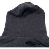 バレンシアガ BALENCIAGA デストロイ加工スウェットパーカー 659403 ブラック 綿 メンズ パーカー