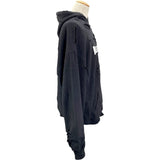 バレンシアガ BALENCIAGA デストロイ加工スウェットパーカー 659403 ブラック 綿 メンズ パーカー