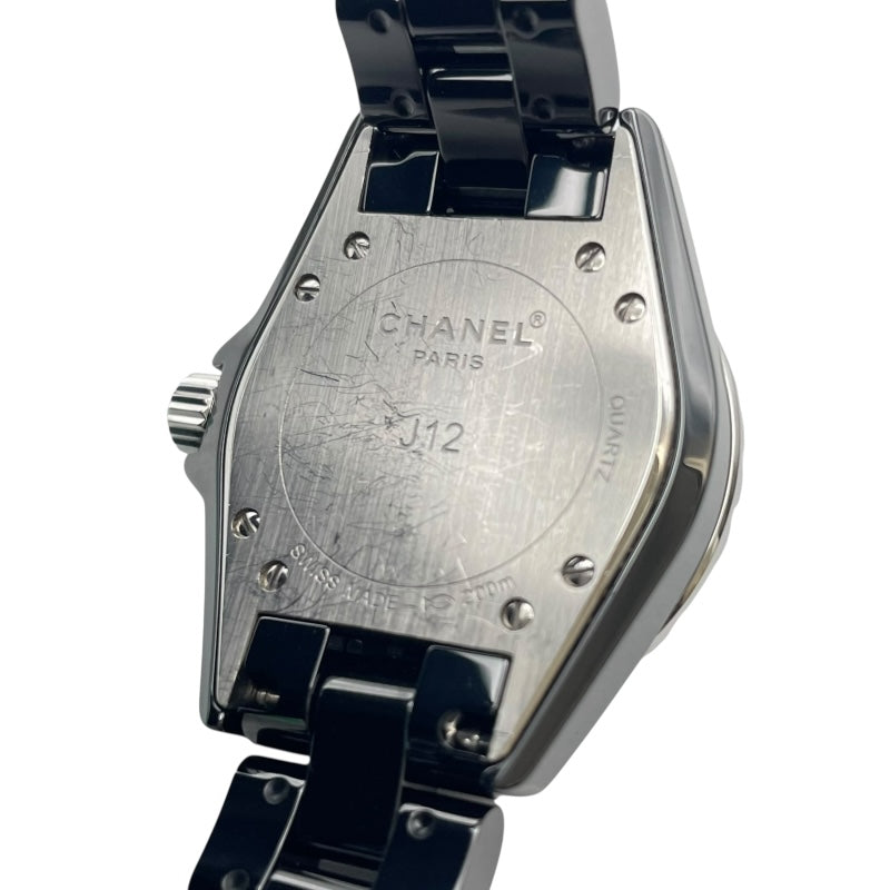 シャネル CHANEL J12 33mm H2122 ブラック セラミック ユニセックス 腕時計