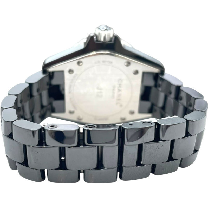 シャネル CHANEL J12 33mm H2122 ブラック セラミック ユニセックス 腕時計