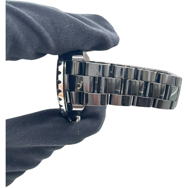 シャネル CHANEL J12 33mm H2122 ブラック セラミック ユニセックス 腕時計