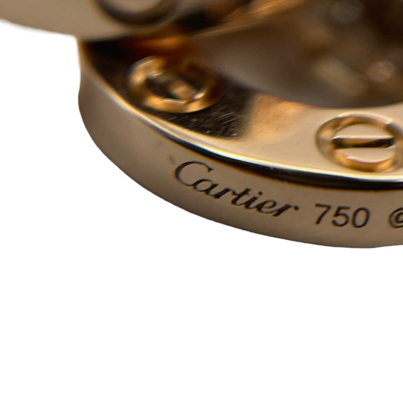 カルティエ Cartier ラブスリーフープネックレス ピンクゴールド/ホワイトゴールド 750/ダイヤモンド ダイヤモンド　 ジュエリー