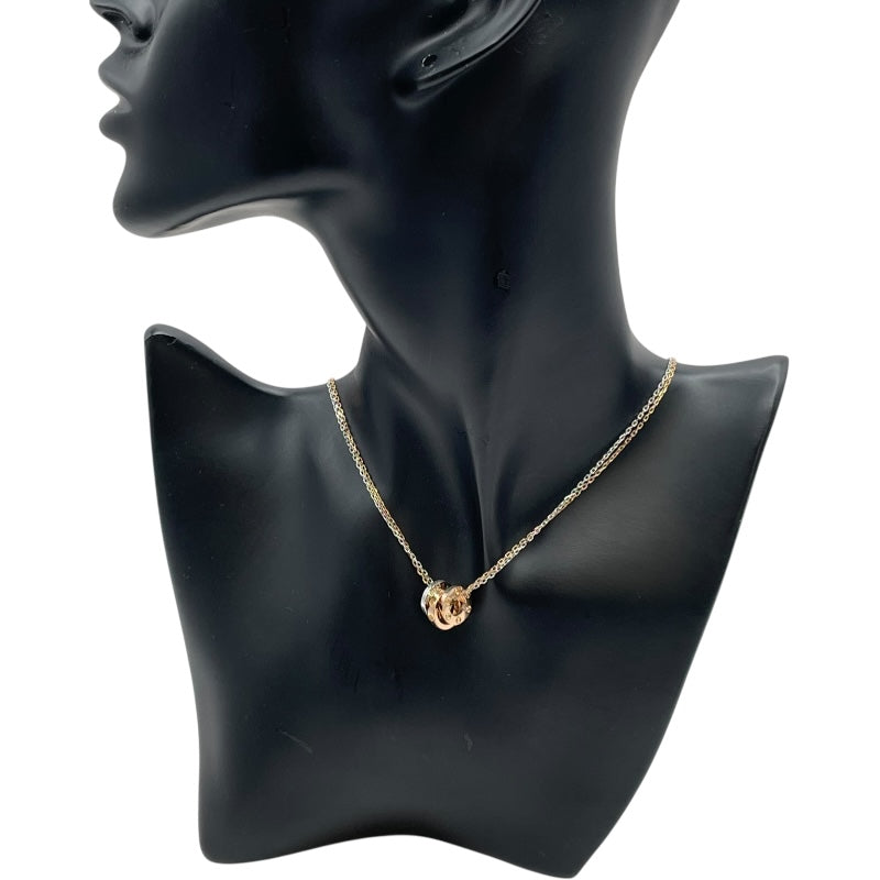 カルティエ Cartier ラブスリーフープネックレス ピンクゴールド/ホワイトゴールド 750/ダイヤモンド ダイヤモンド　 ジュエリー