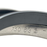 カルティエ Cartier トリニティリング B4234163 ホワイトゴールド/ブラック 750/セラミック メンズ リング・指輪