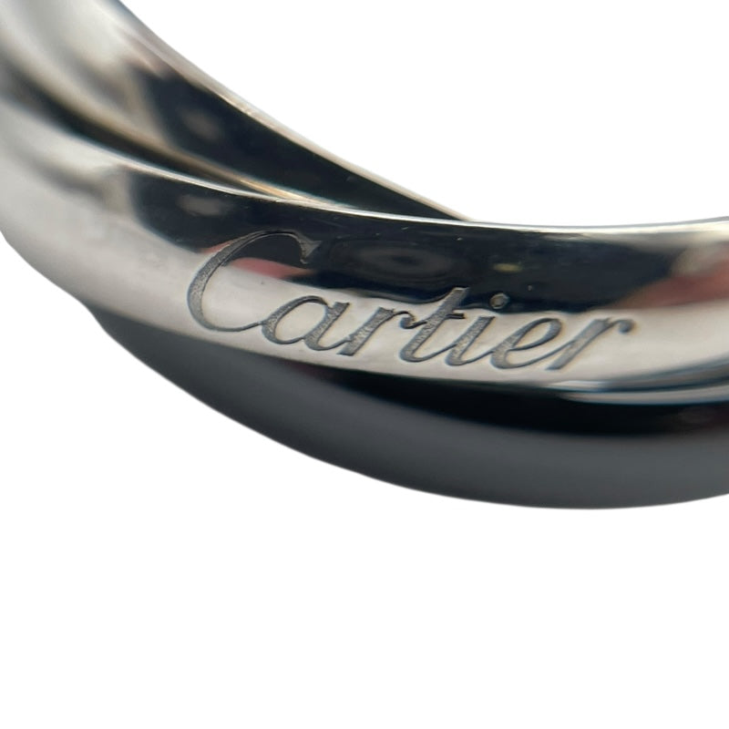 カルティエ Cartier トリニティリング B4234163 ホワイトゴールド/ブラック 750/セラミック メンズ リング・指輪