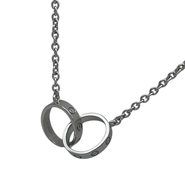 カルティエ Cartier ベビーラブ ネックレス ホワイトゴールド 750WG ジュエリー