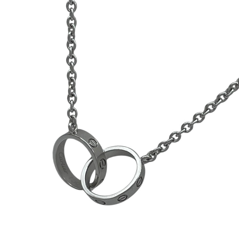 カルティエ Cartier ベビーラブ ネックレス ホワイトゴールド 750WG ジュエリー