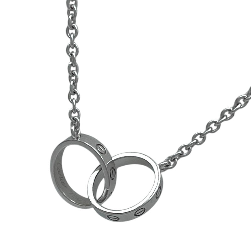 カルティエ Cartier ベビーラブ ネックレス ホワイトゴールド 750WG ジュエリー