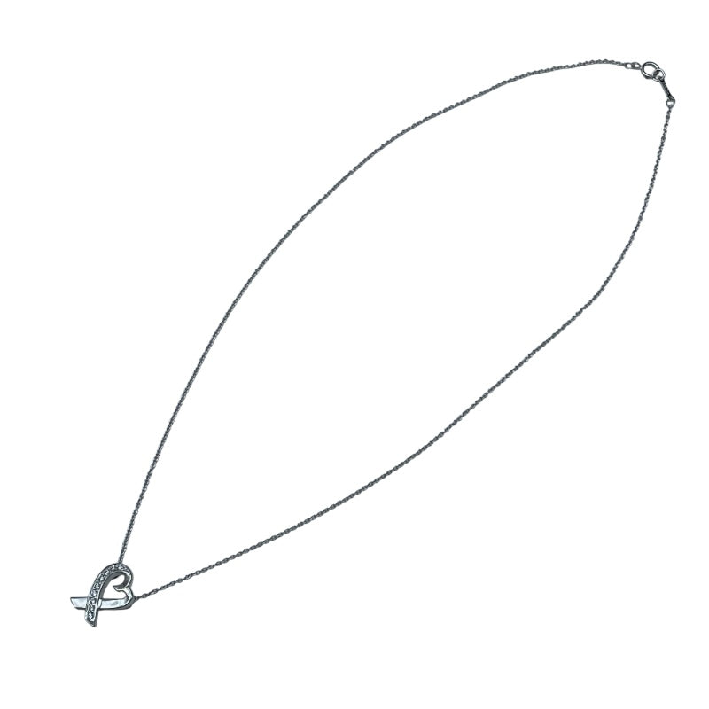 ティファニー TIFFANY＆CO ラビングハートネックレス ホワイトゴールド 750WG/ダイヤモンド ダイヤモンド　 ジュエリー