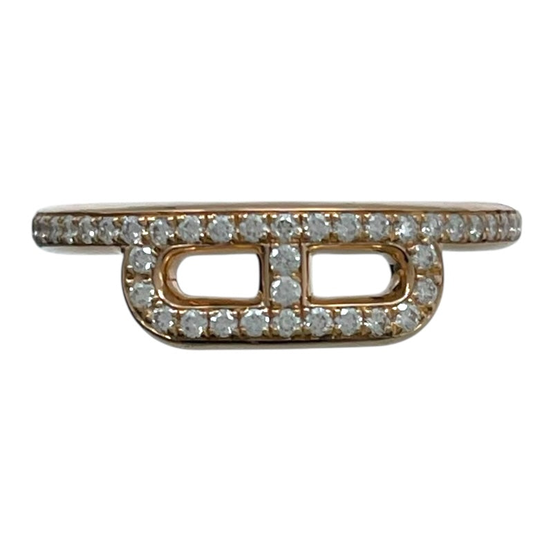 エルメス HERMES リンクダイヤリング ピンクゴールド 750PG/ダイヤモンド ジュエリー