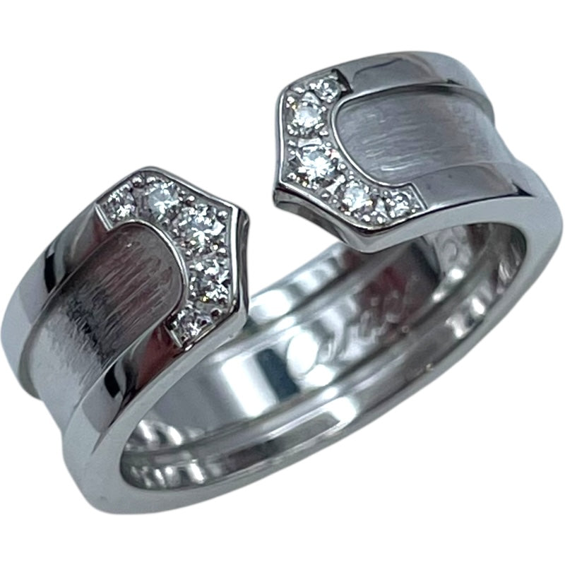 カルティエ Cartier C2リングSM ホワイトゴールド 750WG ジュエリー