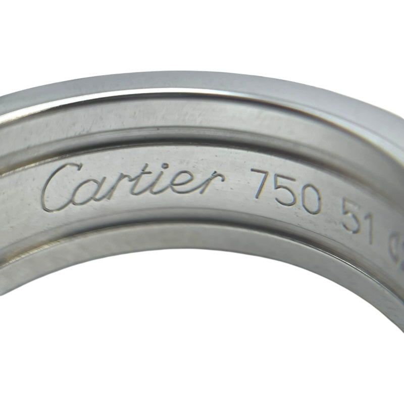 カルティエ Cartier C2リングSM ホワイトゴールド 750WG ジュエリー
