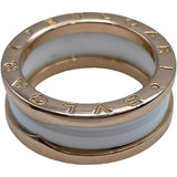 ブルガリ BVLGARI ビーゼロワンリング2バンド ピンクゴールド 750PG ジュエリー