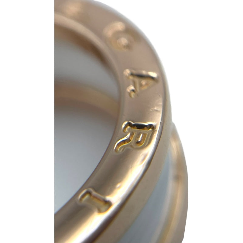 ブルガリ BVLGARI ビーゼロワンリング2バンド ピンクゴールド 750PG ジュエリー
