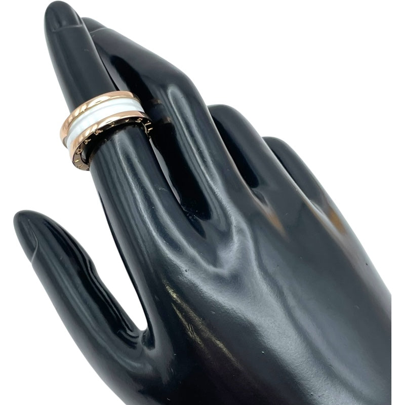 ブルガリ BVLGARI ビーゼロワンリング2バンド ピンクゴールド 750PG ジュエリー