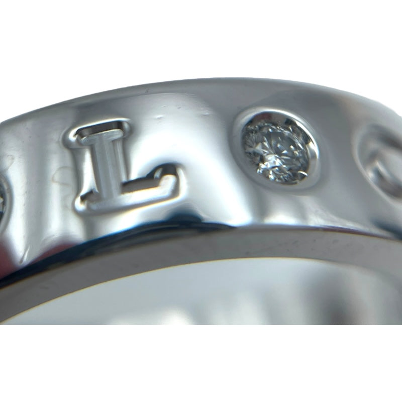 ブルガリ BVLGARI ローマンソルベダイヤリング ホワイトゴールド 750WG ジュエリー