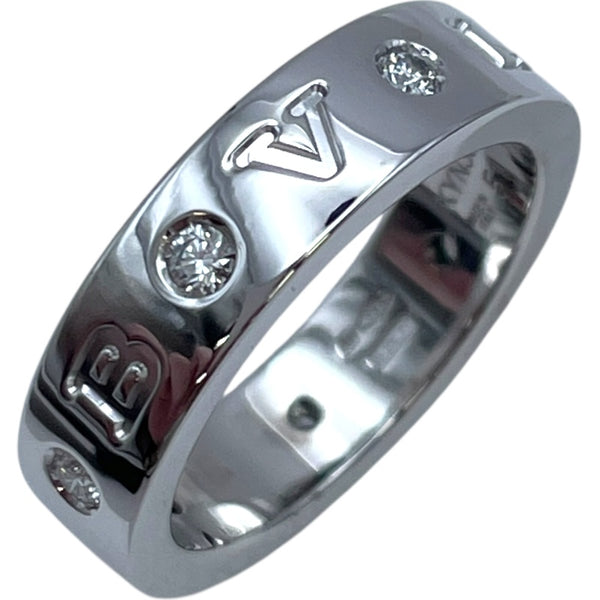 ブルガリ BVLGARI ローマンソルベダイヤリング ホワイトゴールド 750WG ジュエリー