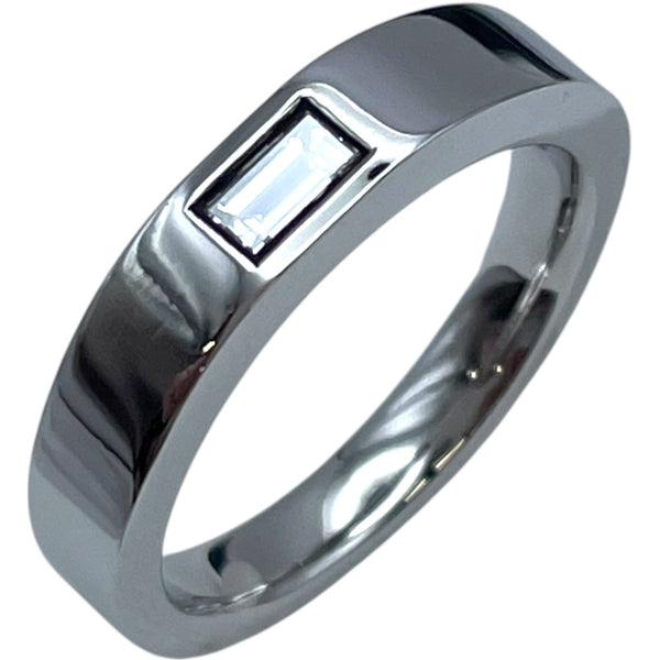 ハリーウィンストン HARRY WINSTON ワンバゲットダイヤリング プラチナ Pt950 ジュエリー
