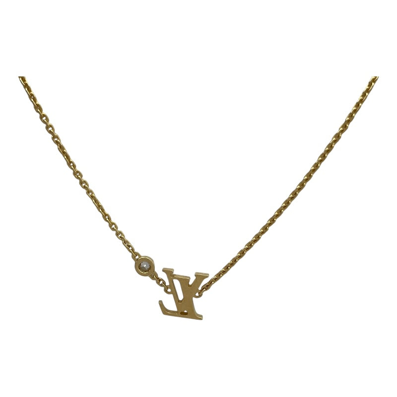 ルイ・ヴィトン LOUIS VUITTON イディールブロッサム ネックレス ゴールド Au750 ダイヤモンド ジュエリー