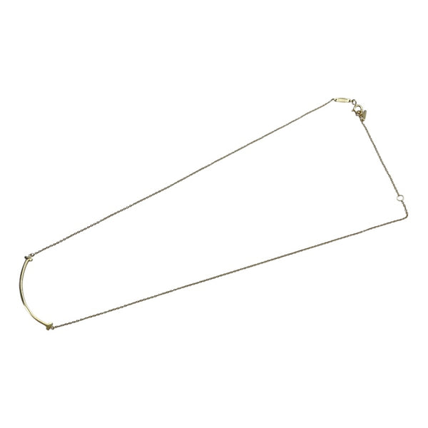 ティファニー TIFFANY＆CO Tスマイルネックレス スモール ゴールド Au750 ジュエリー
