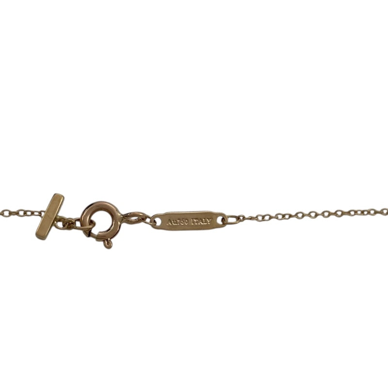 ティファニー TIFFANY＆CO Tスマイルネックレス ミニ ピンクゴールド Au750 ジュエリー