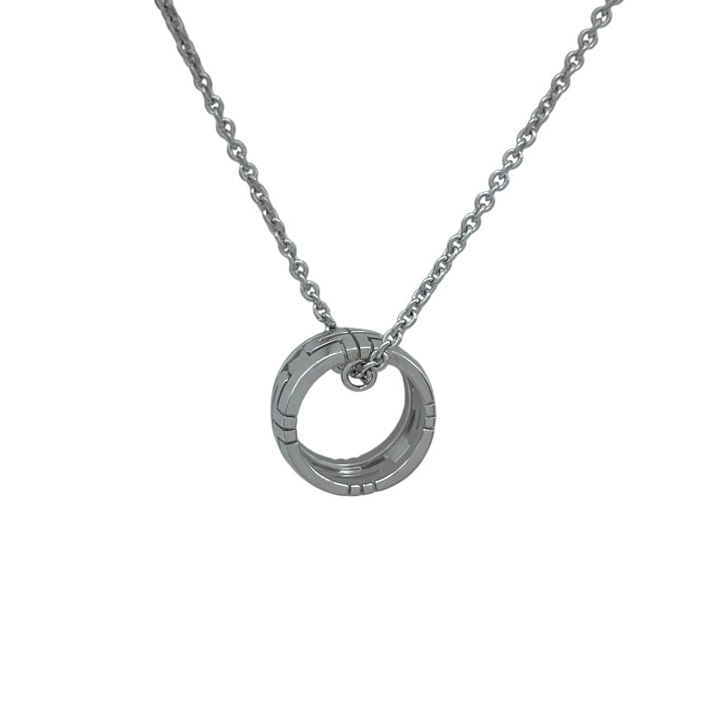 ブルガリ BVLGARI オープンパレンテシネックレス ホワイトゴールド 750 ジュエリー
