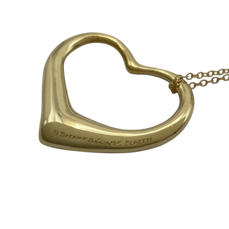 ティファニー TIFFANY＆CO オープンハートネックレス ゴールド 18K ジュエリー
