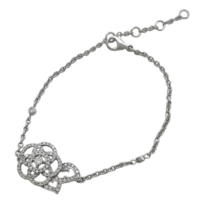 シャネル CHANEL カメリアブレスレット ホワイトゴールド Au750 ダイヤモンド ジュエリー