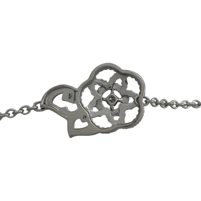 シャネル CHANEL カメリアブレスレット ホワイトゴールド Au750 ダイヤモンド ジュエリー